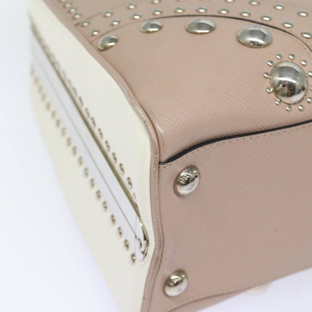 PRADA Hand Bag Safiano leather Pink Auth bs15840 - Picture 14 of 16